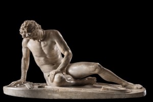 Dying Gaul, Roman, 1st or 2nd century AD marble, 37 x 73 7/16 x 35 1/16 in. Sovrintendenza Capitolina — Musei Capitolini, Rome, Italy