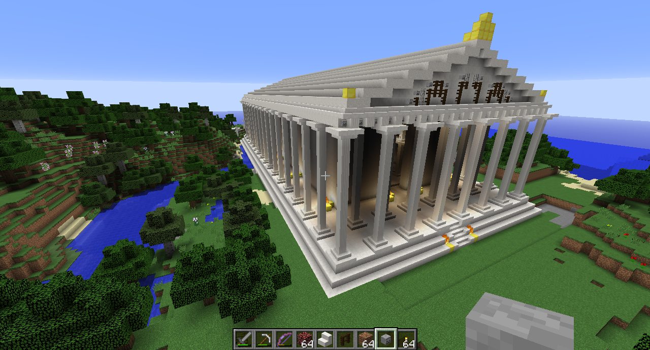 Ancient Greece’s Parthenon: A Minecraft Reconstruction – Ancient Art